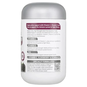 Nature's Way Adult Vita Gummies High Strength Triple Immune 50 Pastilles